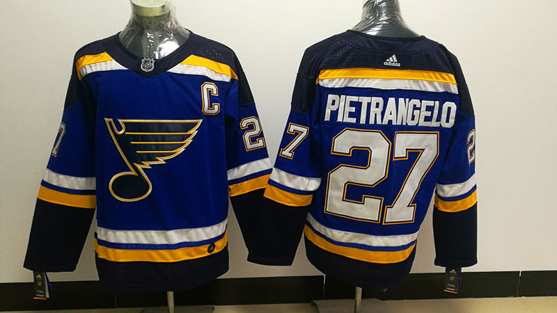 Men's St. Louis Blues Alex Pietrangelo #27 Blue Home Breakaway Jersey